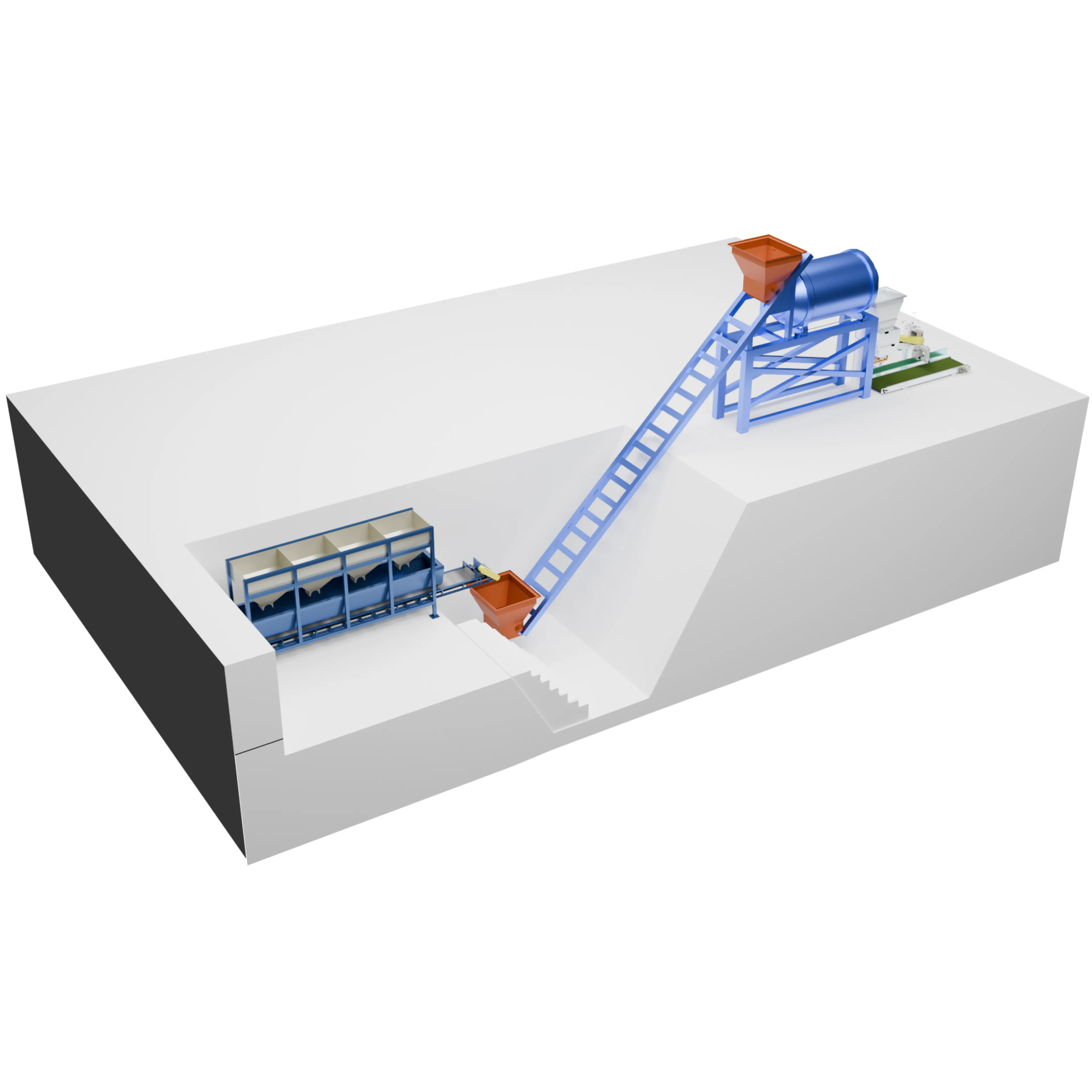 BB fertilizer production line