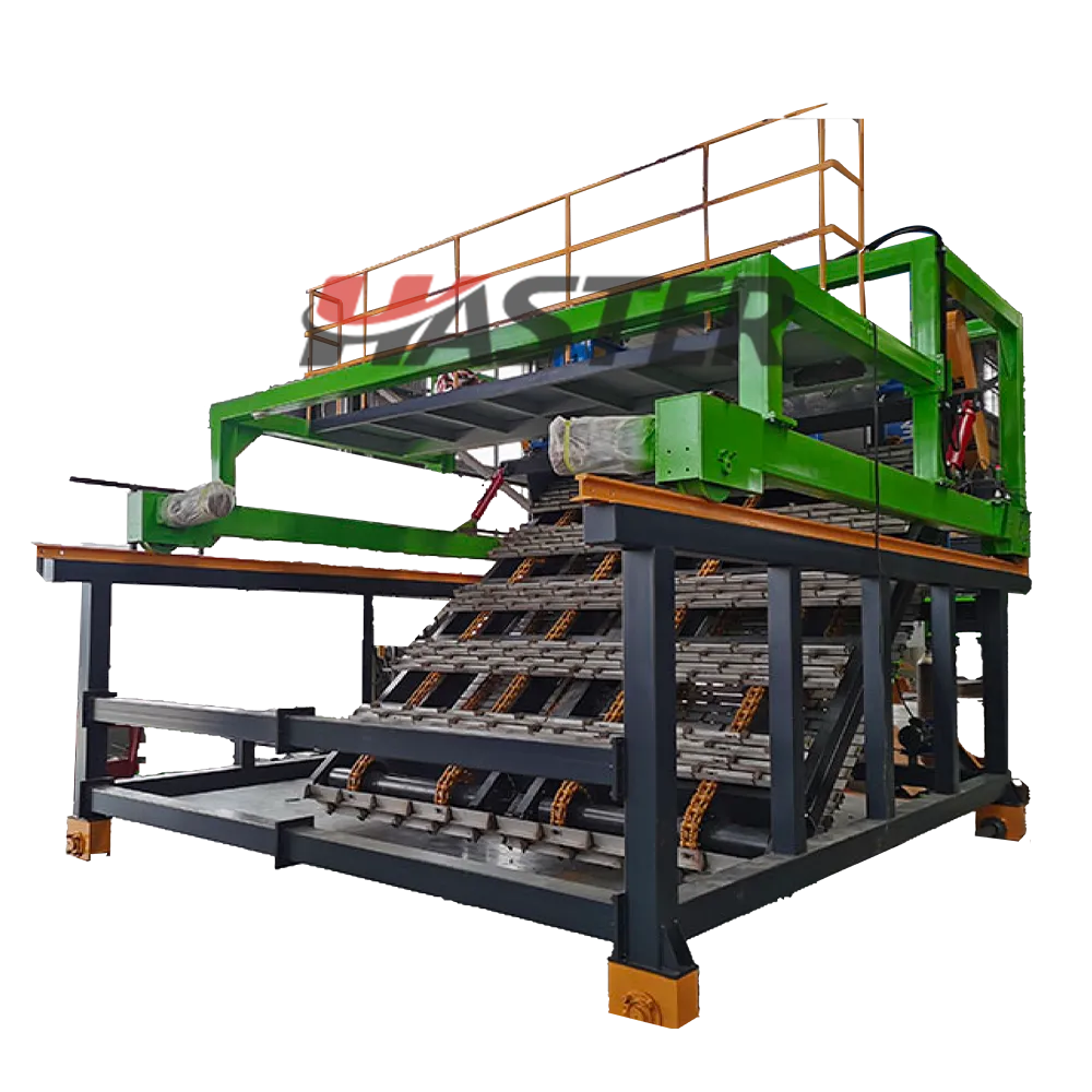 Chain plate flipping machine