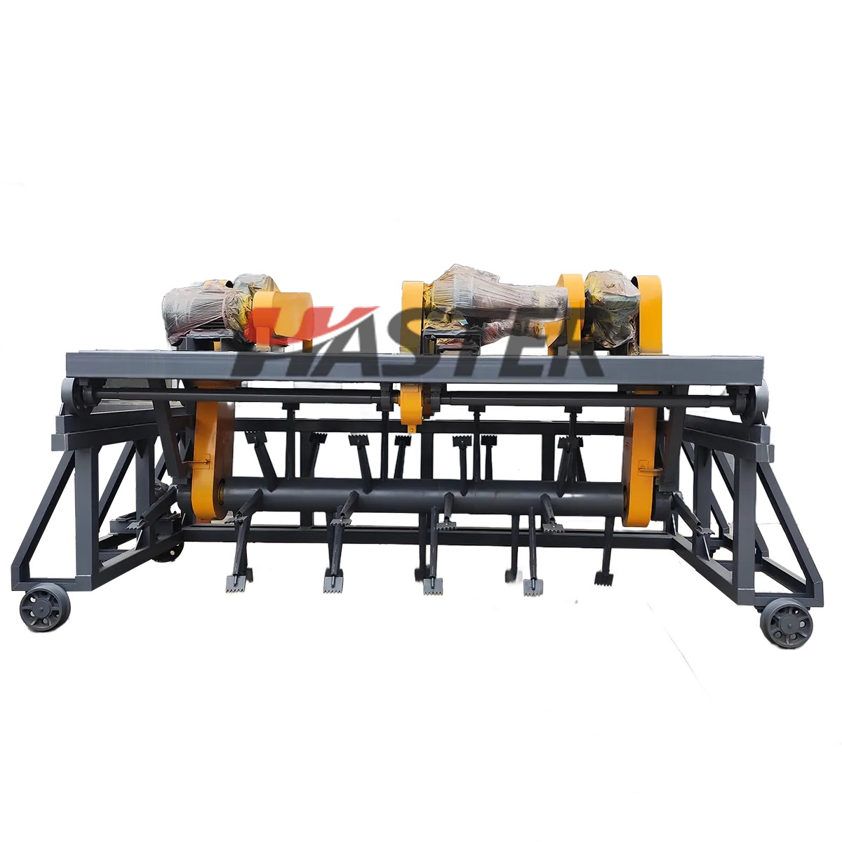 Trough type stacker